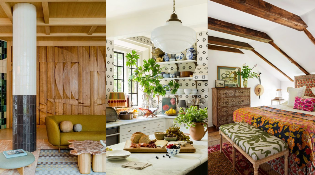 Interior Design Style - The Free Spirit collage 