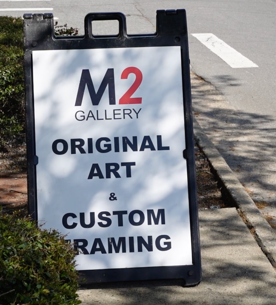 M2 Gallery sign 
