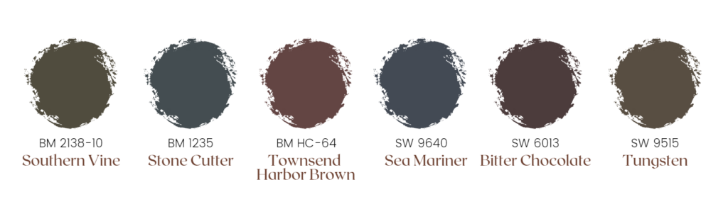 2023 Paint Colors - Dark and moody paint options 
